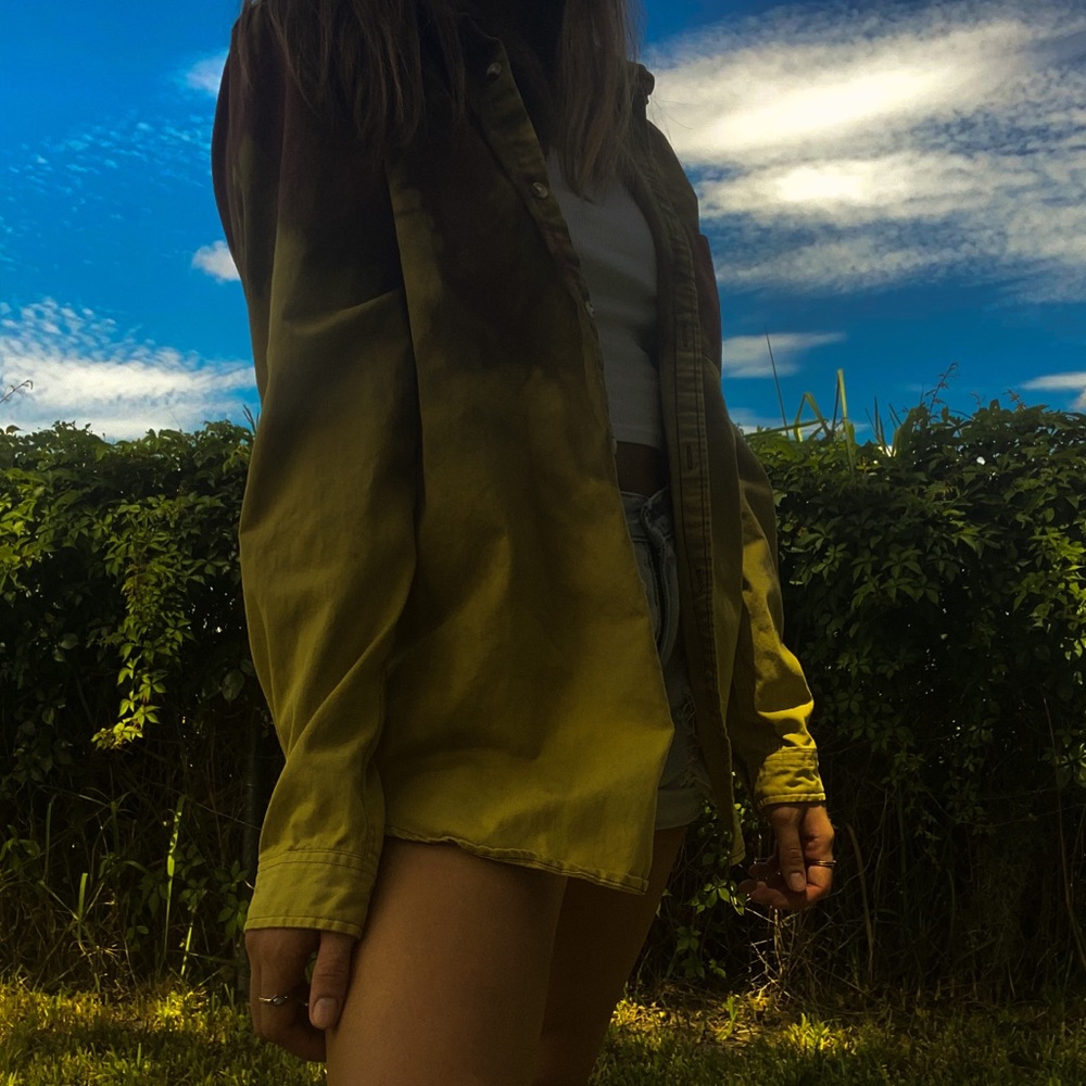 Bleach washed flannel by urban outfitters